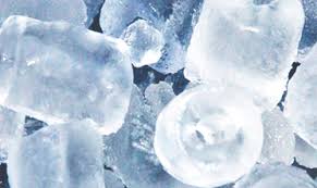 Hielo en cilindro